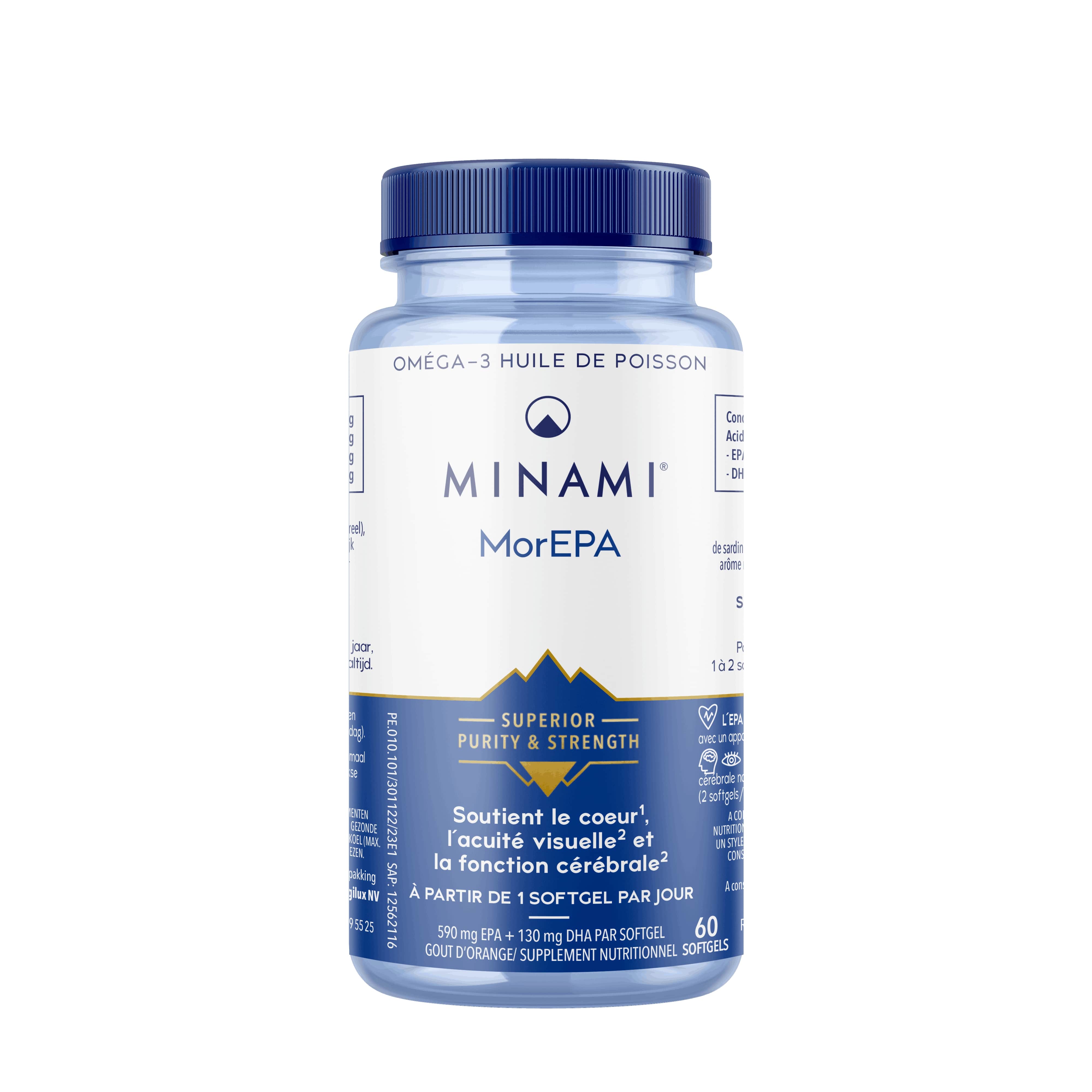 MorEPA Smart Fats 60 Softgels - Huiles de poisson | Parapharmacie en ...