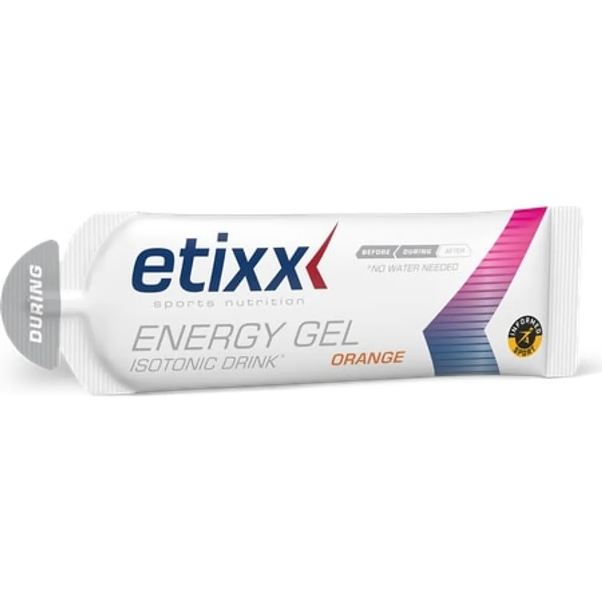 Etixx Isotonic Energy Gel Goût Orange 1 Sachet