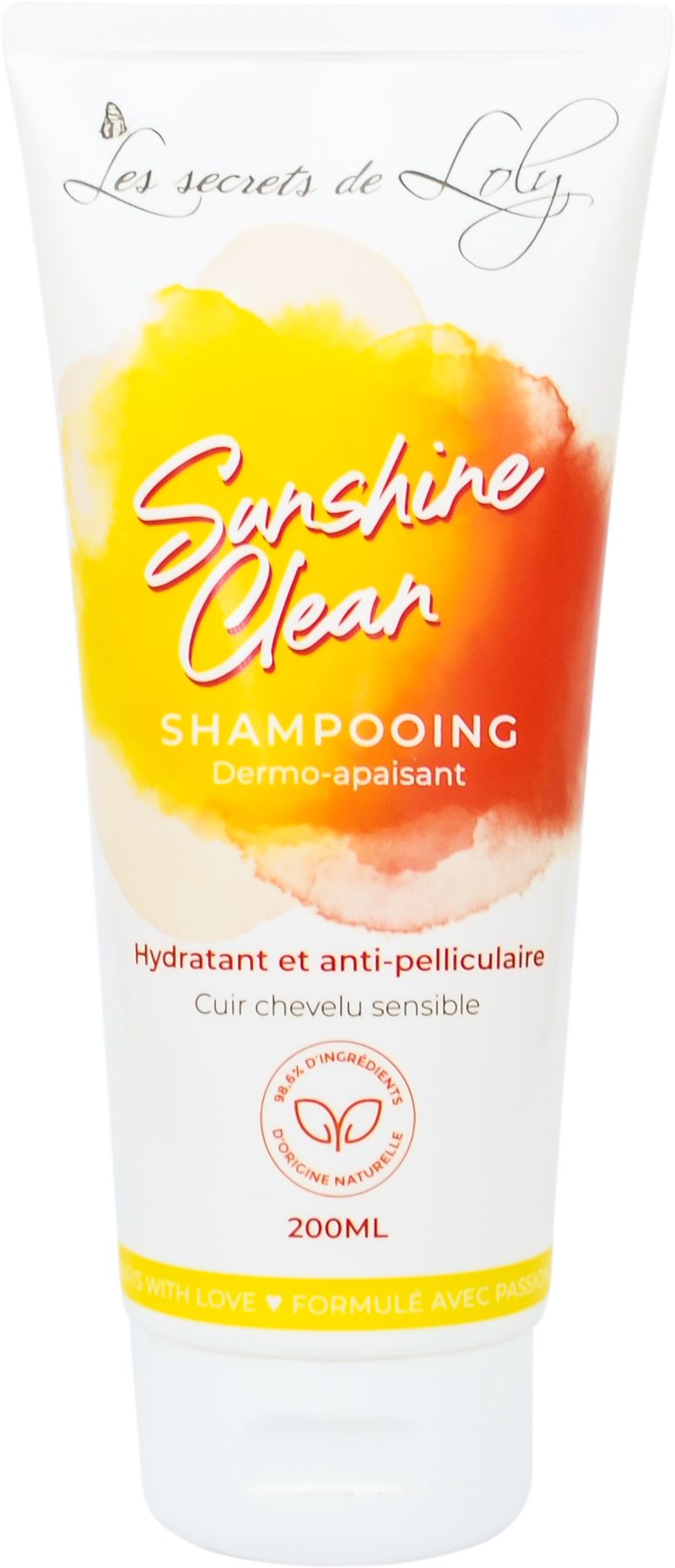 Les Secrets de Loly Sunshine Clean Antiroosshampoo 200 ml - Les Secrets de Loly