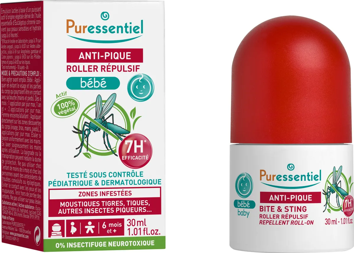 Puressentiel Afwerende Roller baby 30 ml