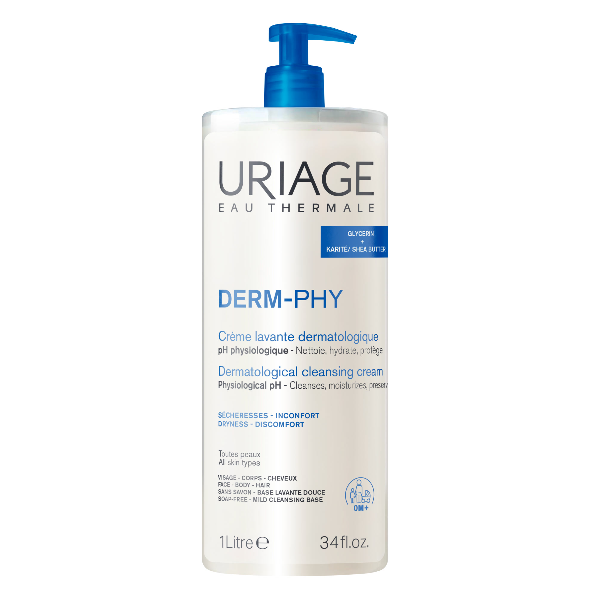 Uriage Crème Lavante 1000ml - Bain - Douche | Pharmacie en ligne