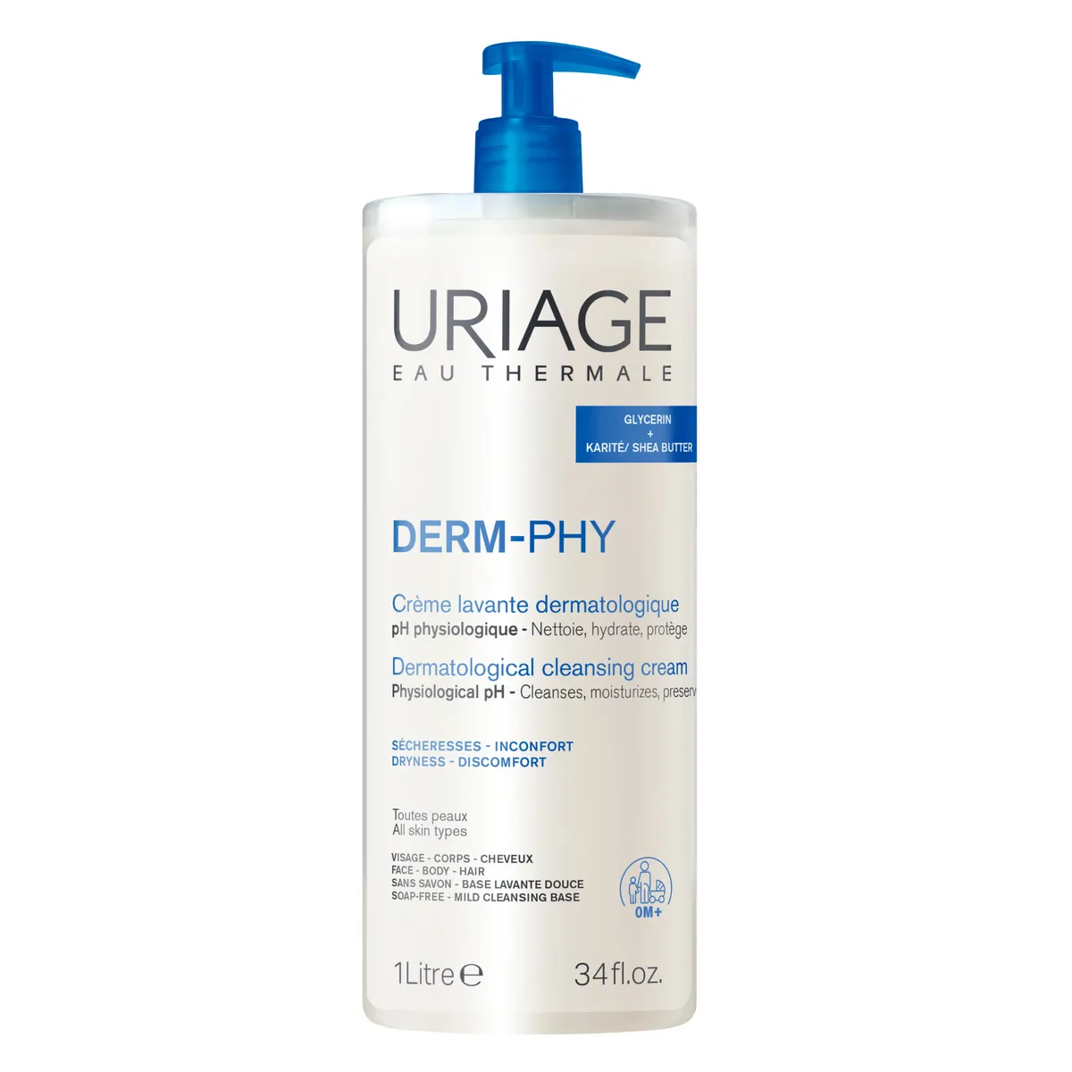 Uriage Wascrème 1000 ml