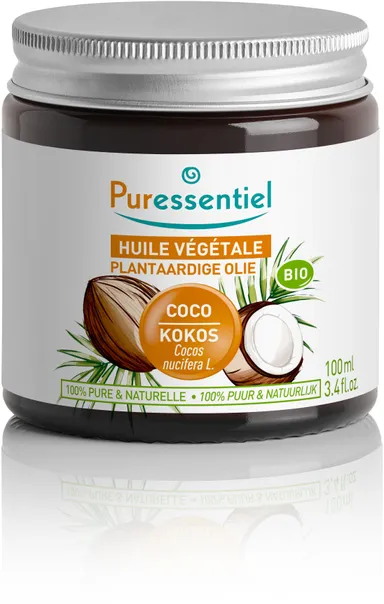 Puressentiel Huile Végétale de Coco Bio 100ml