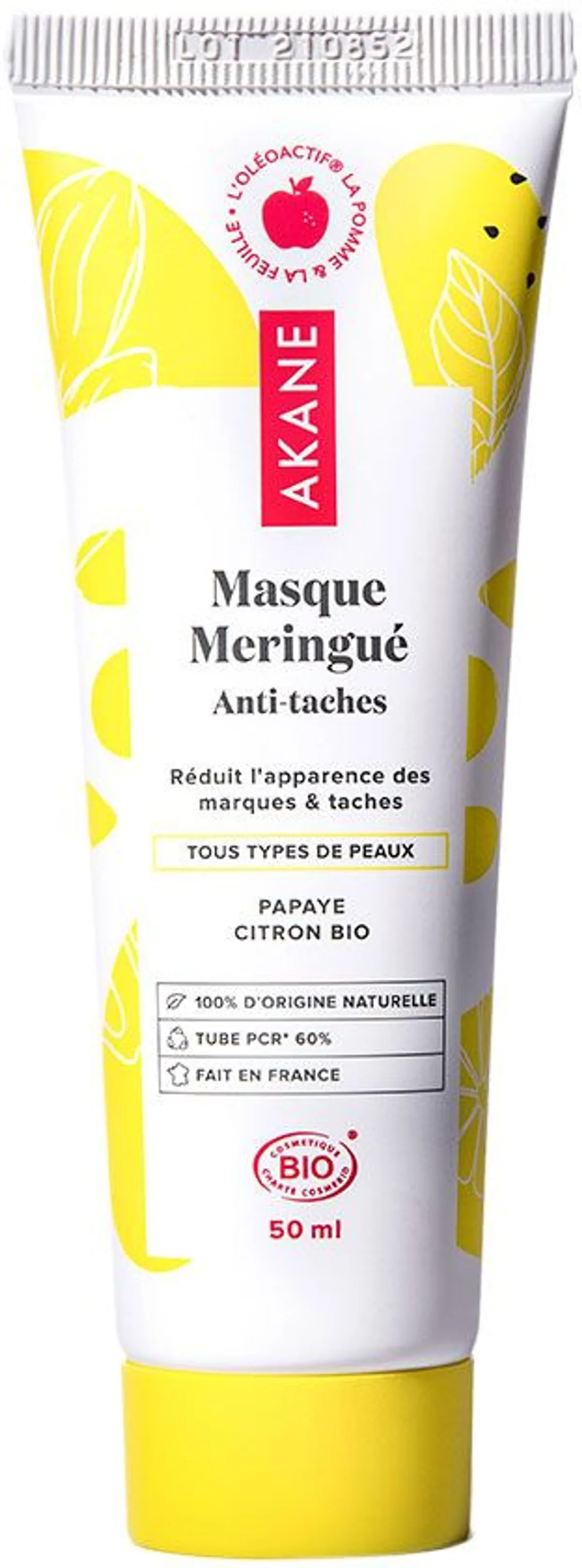 Akane Masker Meringue Tegen Vlekken Bio 50 ml