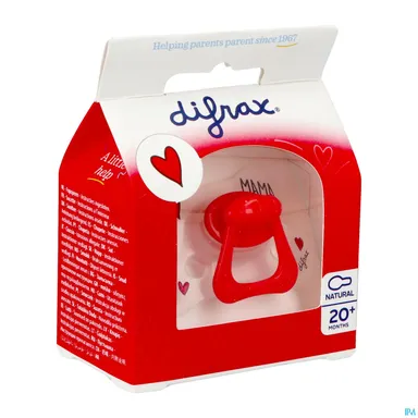 Difrax Sucette Natural +20m