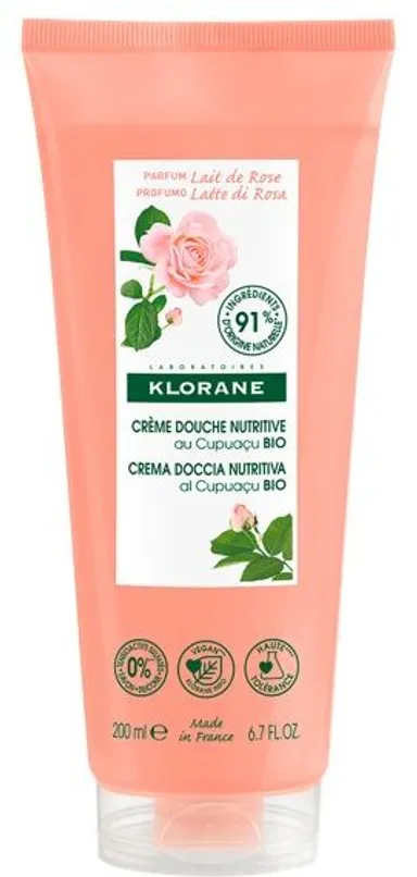Klorane Cupuaçu Bio Crème De Douche Nutritive Au Lait De Rose 200Ml