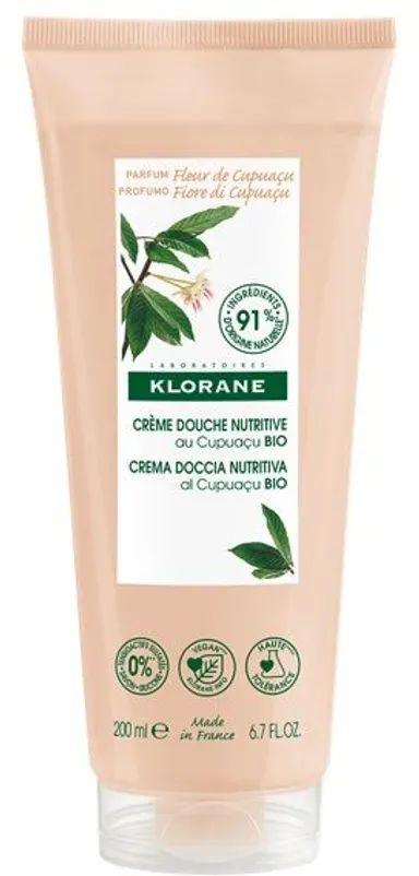 Klorane Cupuaçu Bio Crème De Douche Nutritive À La Fleur De Cupuaçu 200Ml