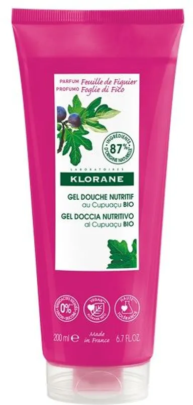 Klorane Cupuaçu Bio Gel Douche Nutritif À La Feuille De Fuigier 200Ml