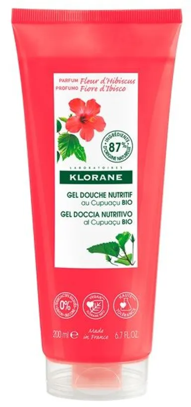 Klorane Cupuaçu Bio Gel Douche Nutritif À La Fleur D'Hibiscus 200Ml