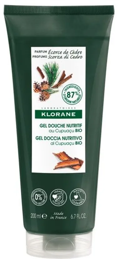 Klorane Cupuaçu Bio Gel Douche Nutritif À L'Écorce De Cèdre 200Ml