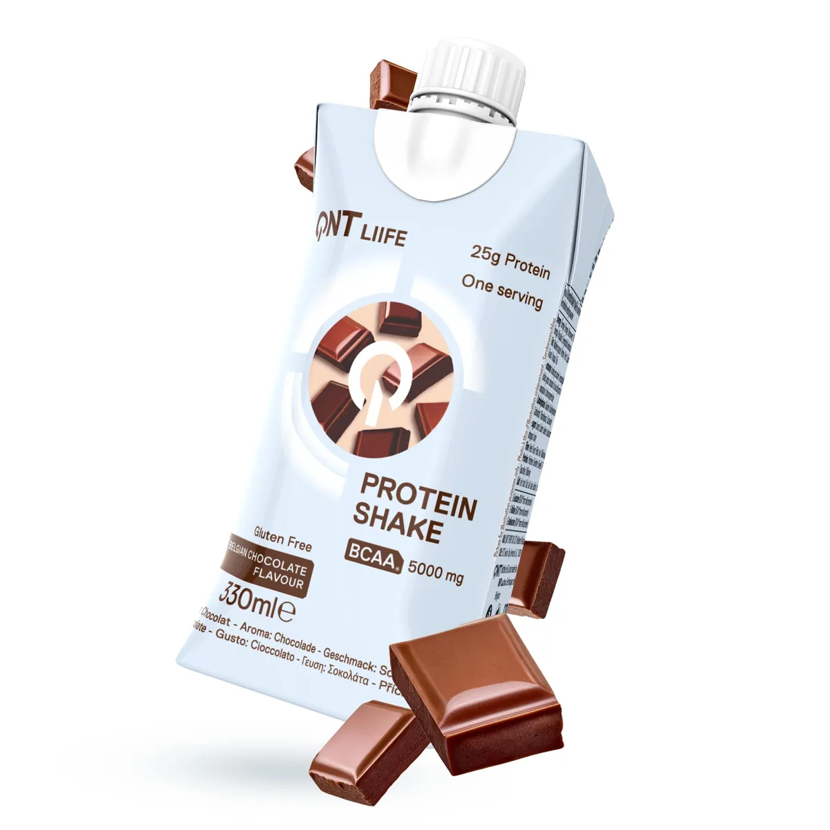 QNT Delicious Protein Shake Chocolate 330ml