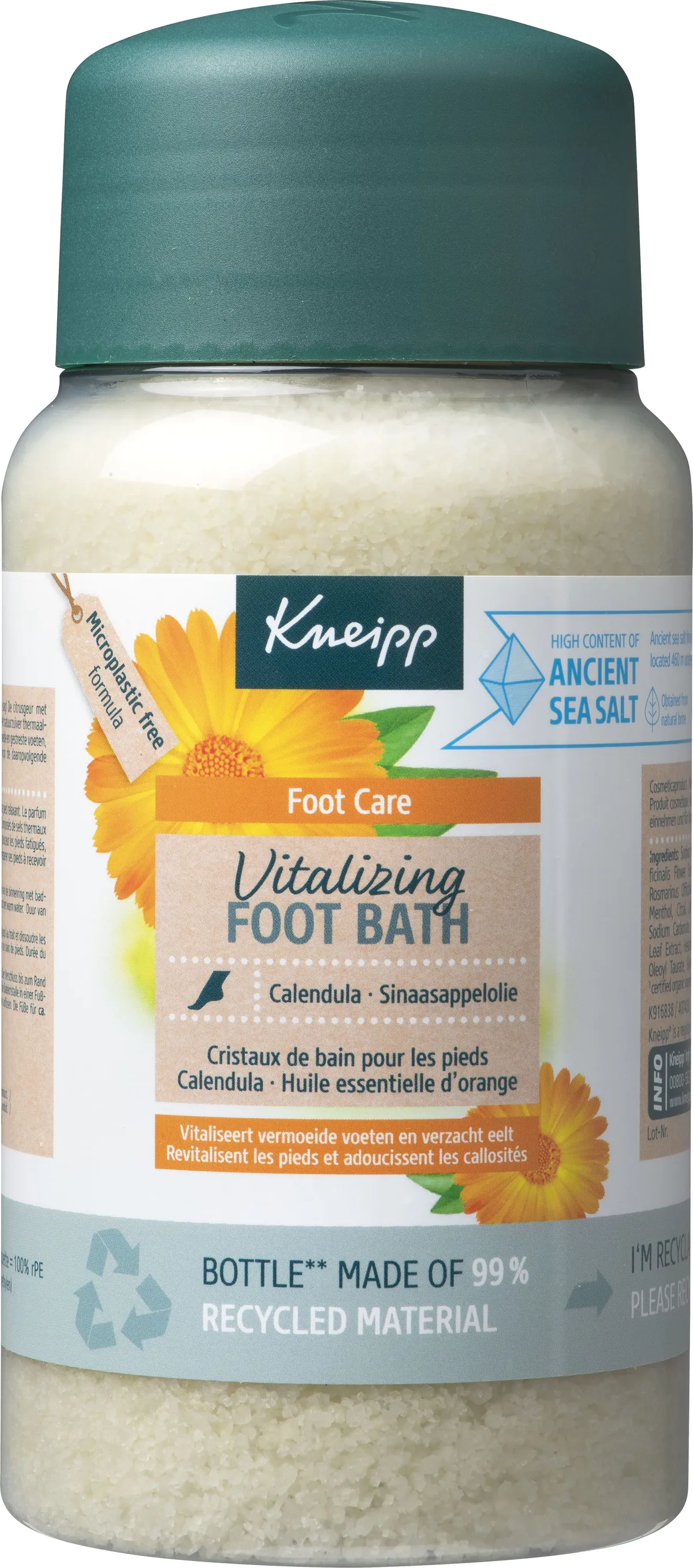Kneipp Badzout Voeten Vitalizing 600 g