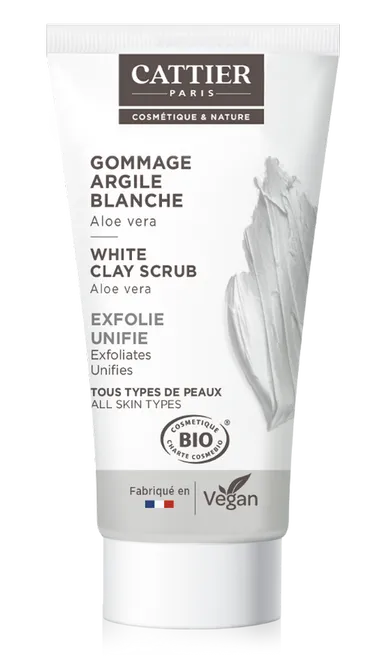 Cattier Mini Scrub Witte Klei Bio 30 ml