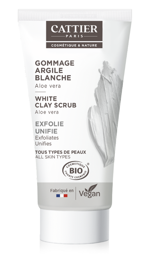 Cattier Mini Scrub Witte Klei Bio 30 ml - Cattier