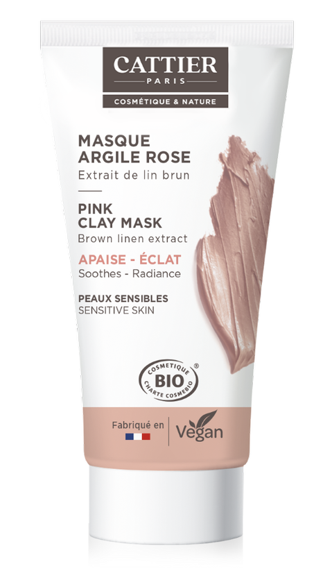 Cattier Mini Masker Roze Klei Bio 30 ml - Cattier