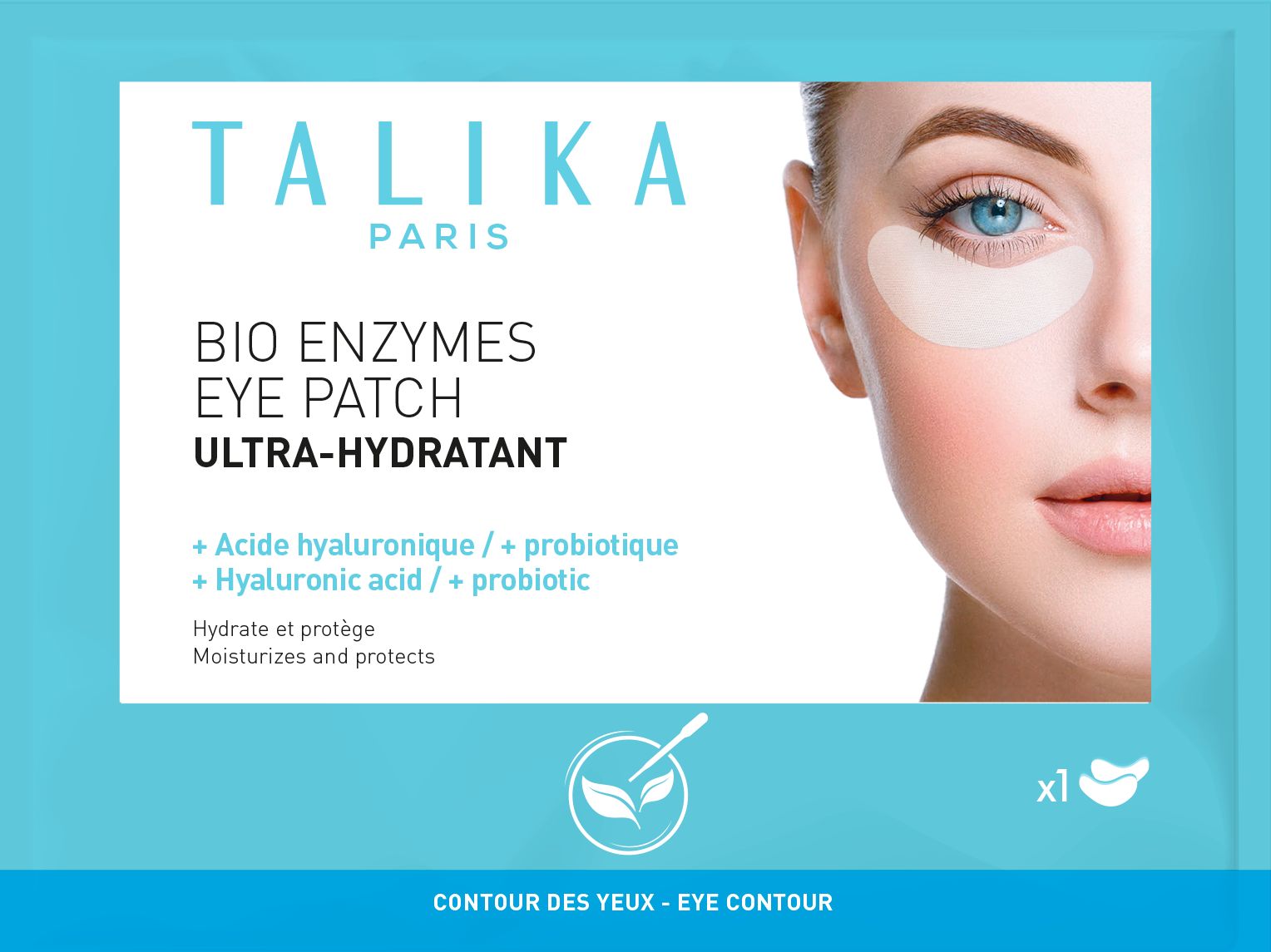 Talika Bio Enzymes Intensief Hydraterende Oogpatches 1 Paar