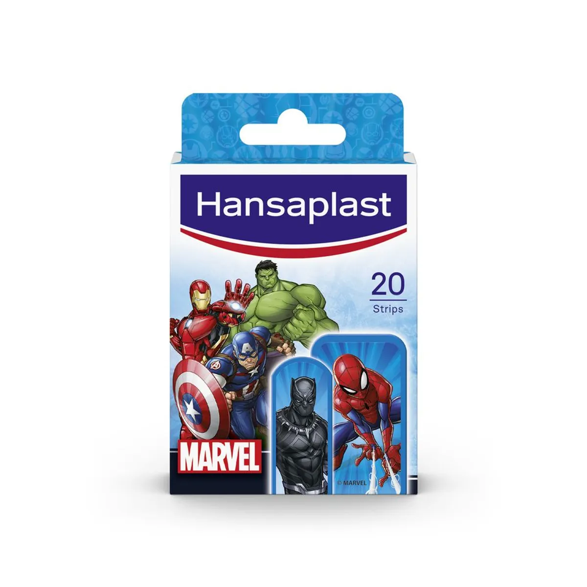 Hansaplast Pansement Enfants Marvel Strips 20