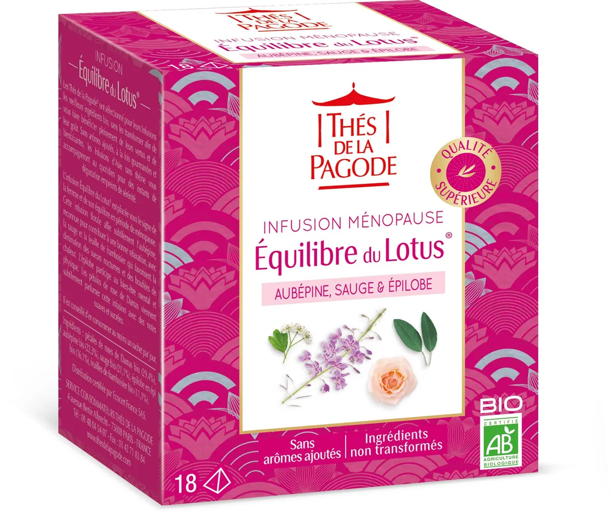 Thés De La Pagode Kruidenthee Lotusevenwicht 18 Zakjes