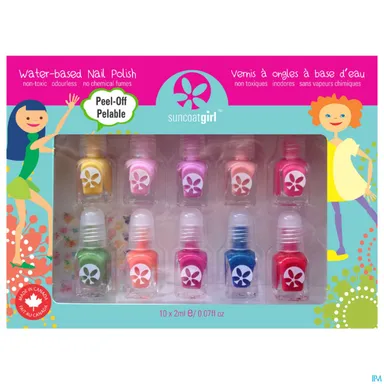 Suncoatgirl Nagellakset Party Palet Kind 10x2ml