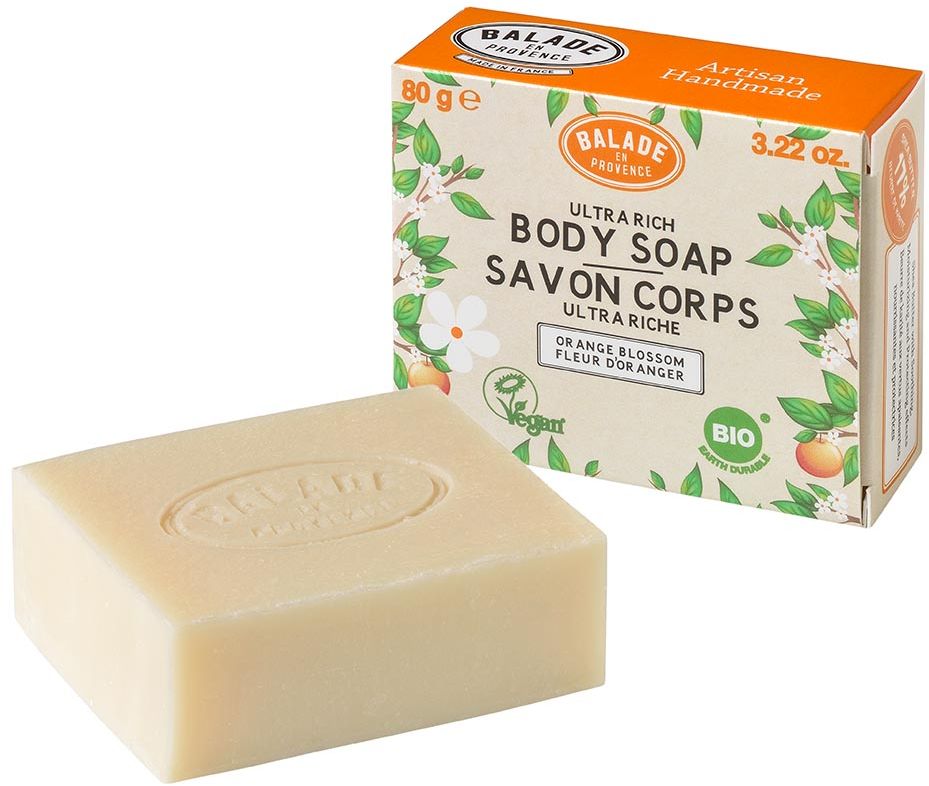 Balade en Provence Vaste Zeep voor het Lichaam Sinaasappelbloesem 80 g - BALADE EN PROVENCE