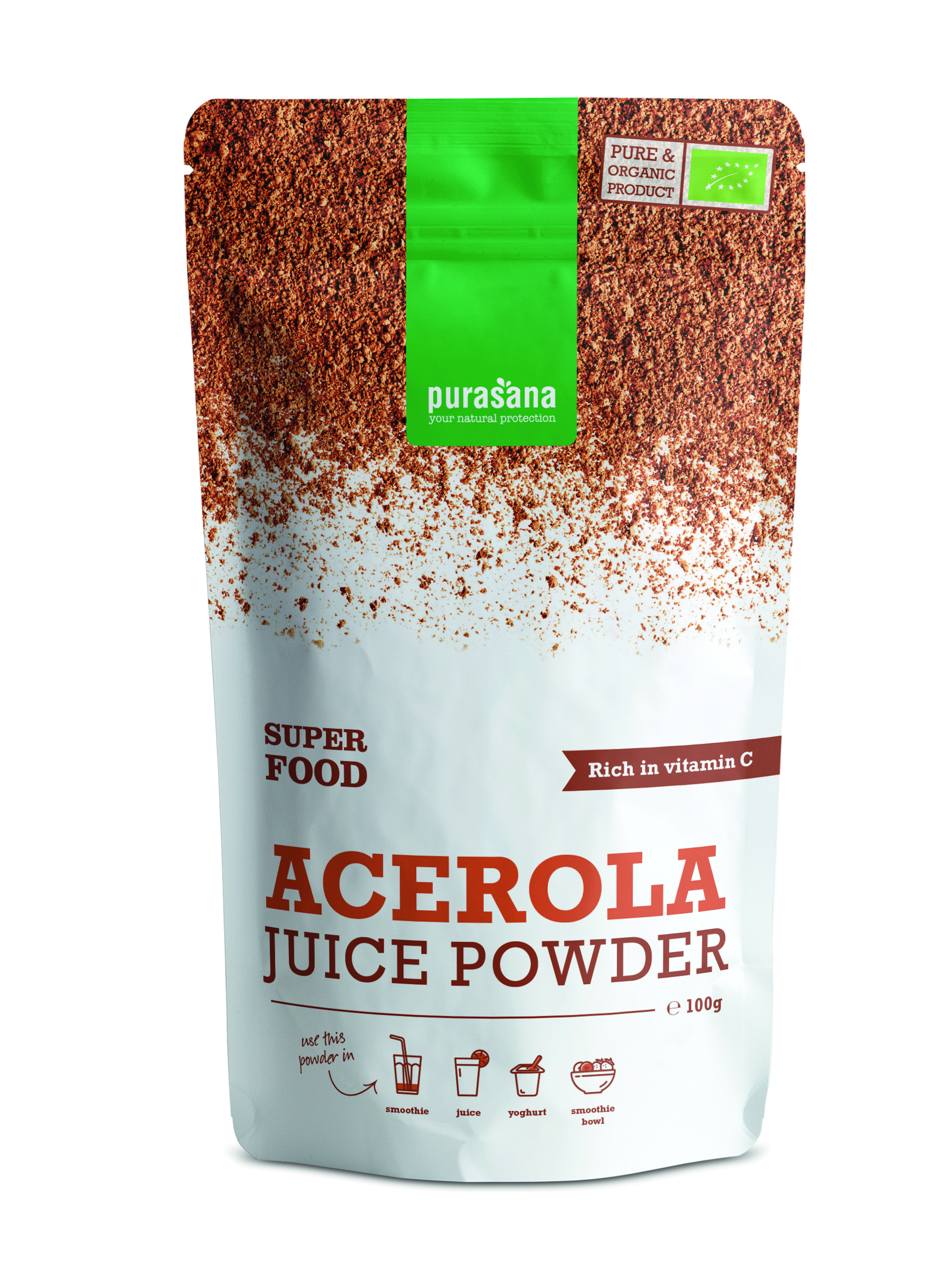 Purasana Poeder Acerola Bio 100 g - Purasana