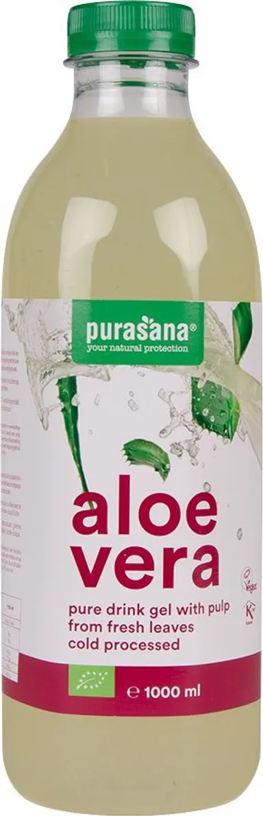 Purasana Aloë Vera Drinkbare Gel Buvable Pulp 1l
