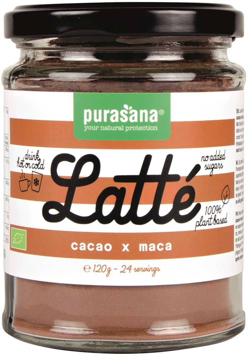 Purasana Cacao Maca Latte 120 g - Purasana