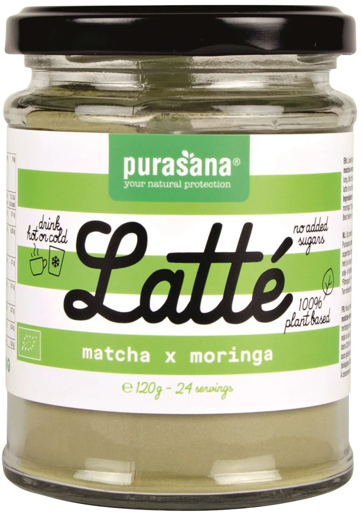 Purasana Latté Matcha Moringa 120g