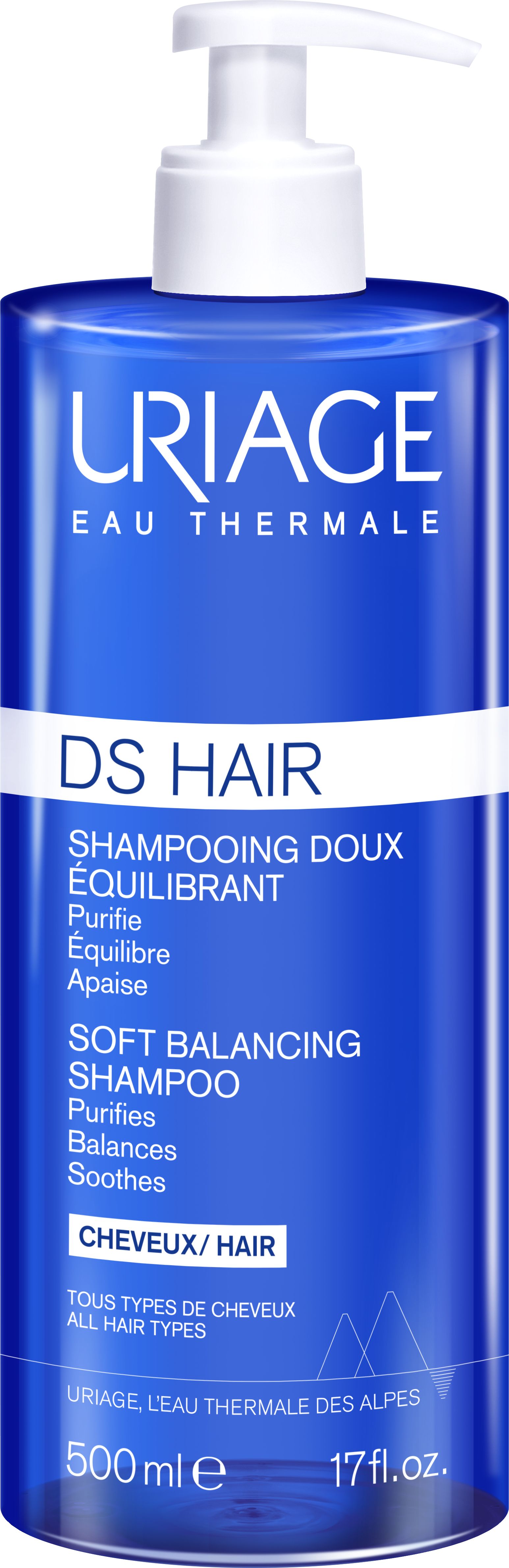 Uriage Ds Hair Evenwichtherstellende Zachte Shampoo 500ml - Uriage