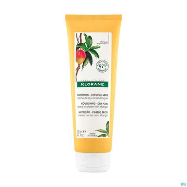 Klorane Mango Voedende Dagcrème Geeft Glans 125Ml