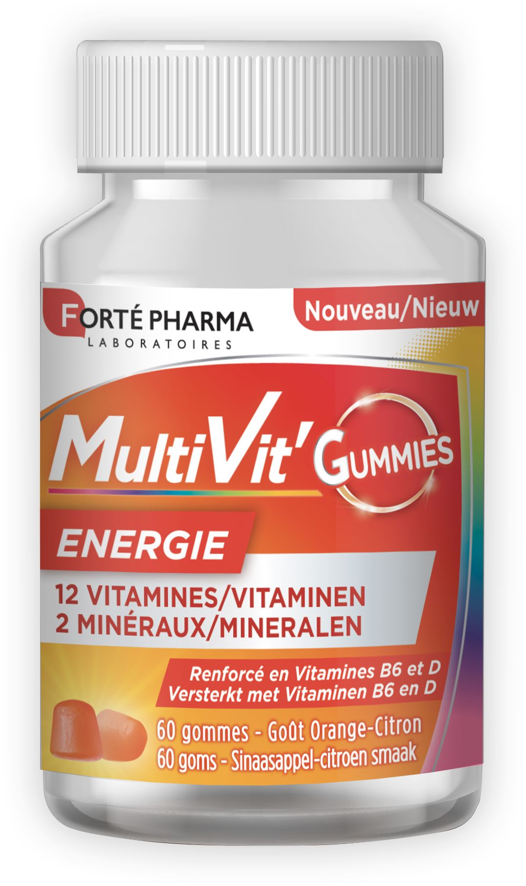 Forté Pharma Multivit Gummies 60 Capsules - FORTE PHARMA