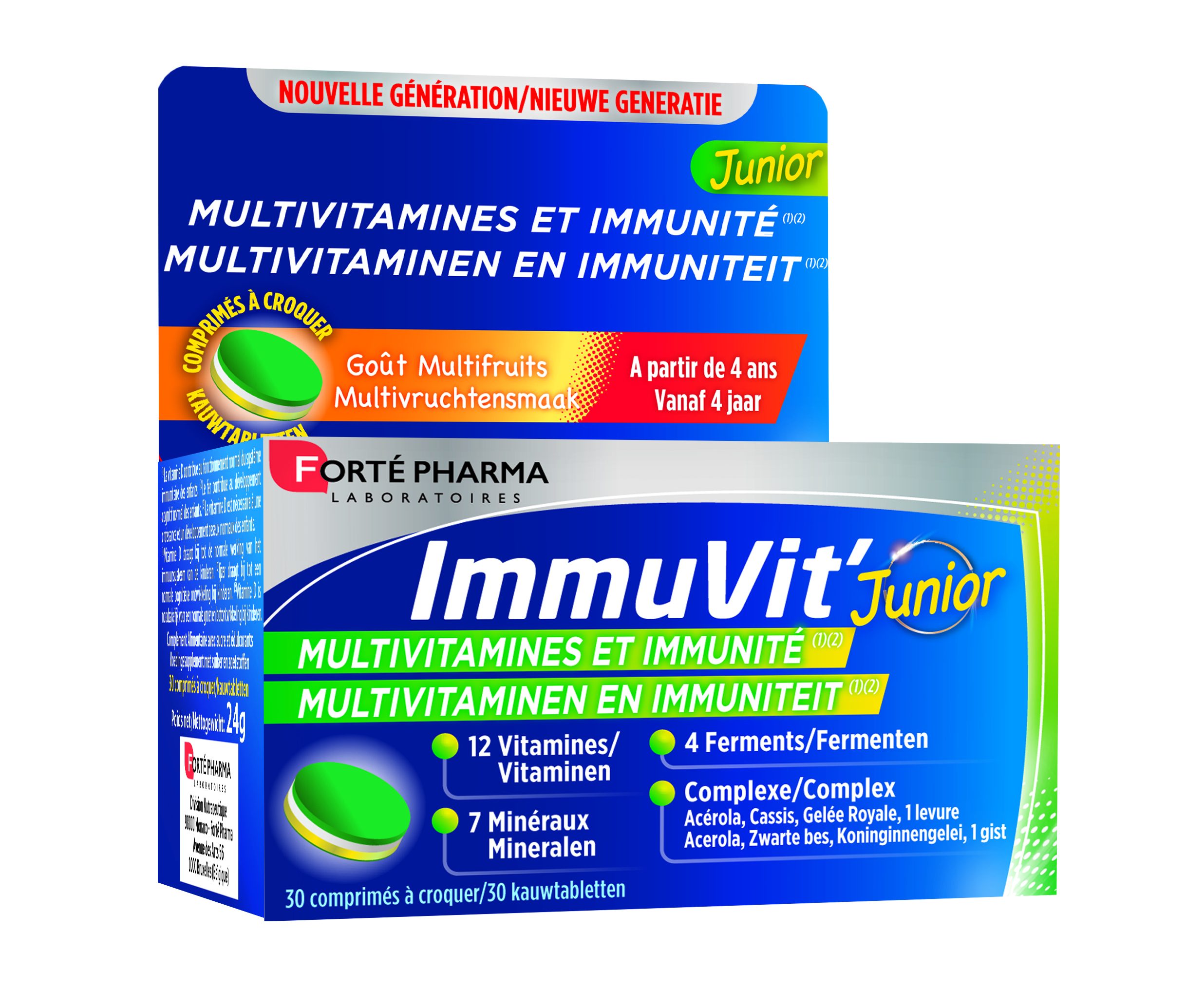Forté Pharma Immuvit 4G Junior 30 Tabletten