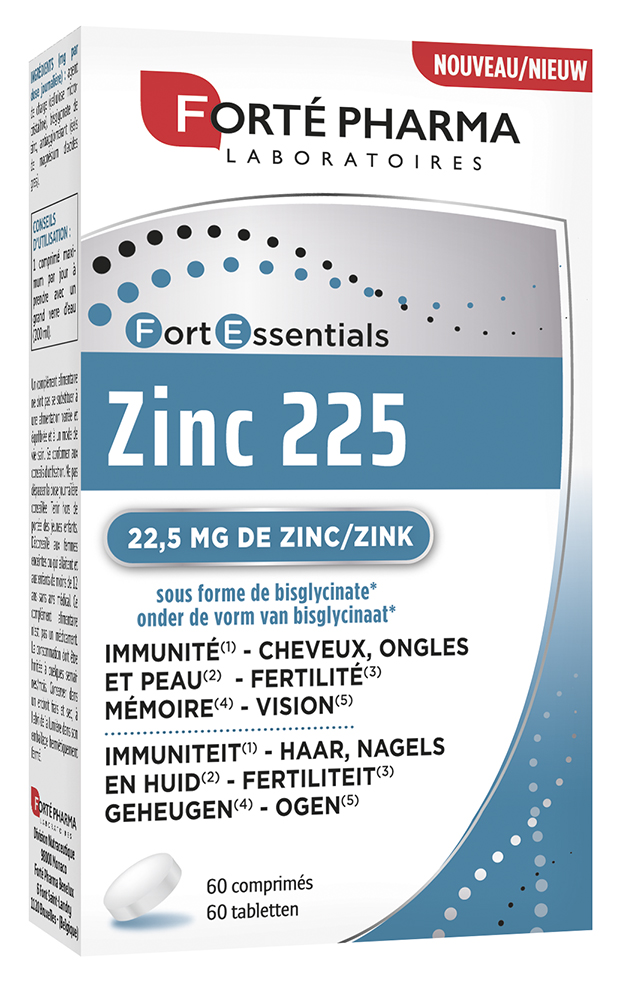 Forté Pharma Zink 225 60 Tabletten - FORTESSENTIALS