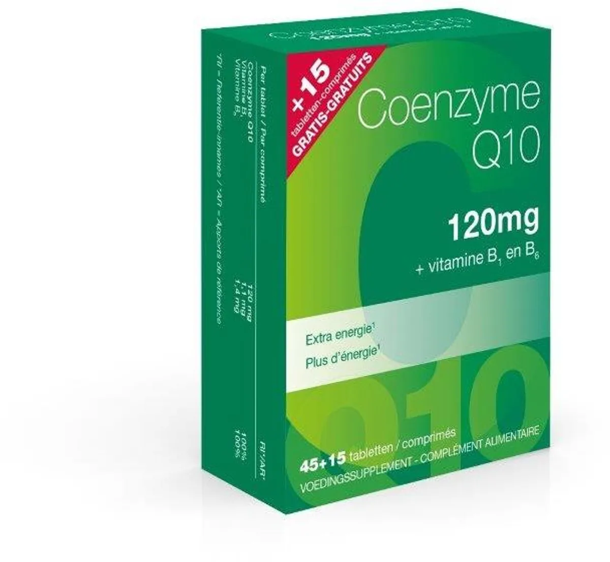 COENZYME Q10 120MG      TABL 45+15 GRATUIT REVOGAN