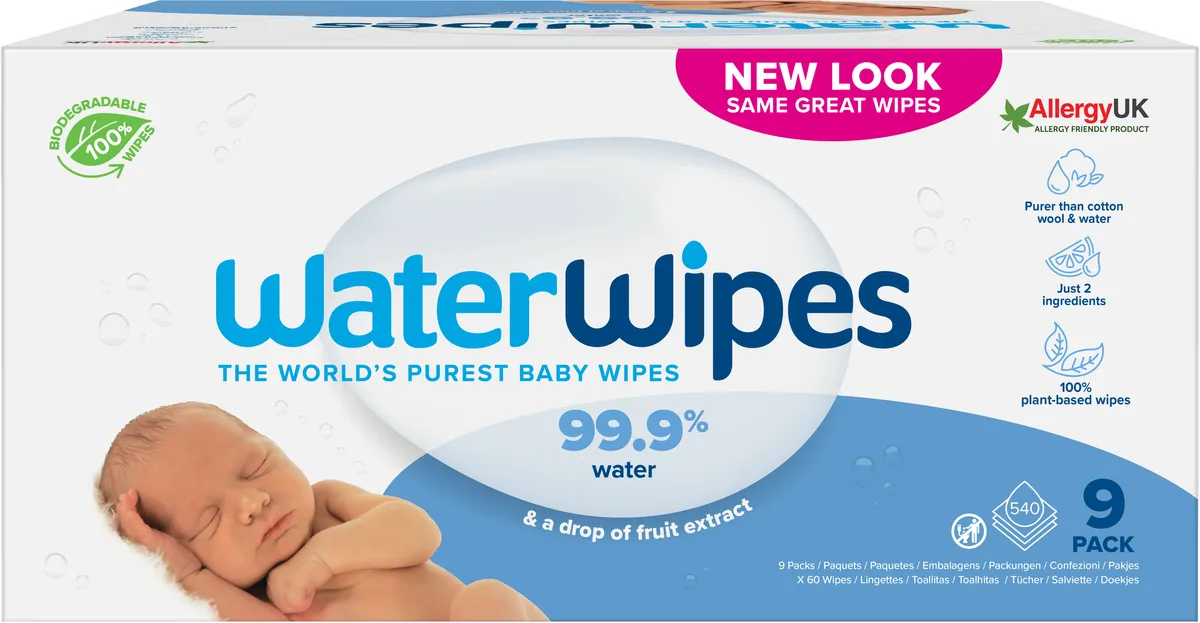 Waterwipes Doekjes Baby Economy Pack 9x60