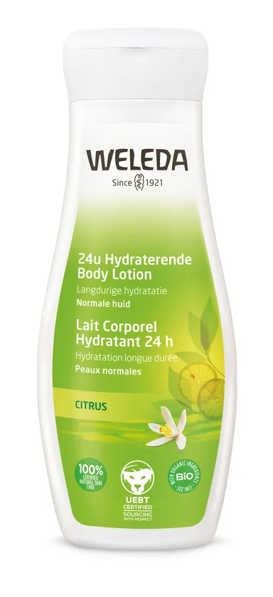 Weleda Citrus Lait Corporel hydratant 24h 200ml