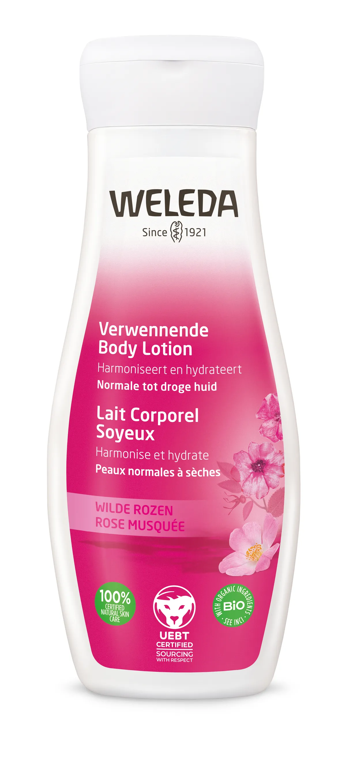 Weleda Lait Corporel Embellissant Rose Musquée 200ml