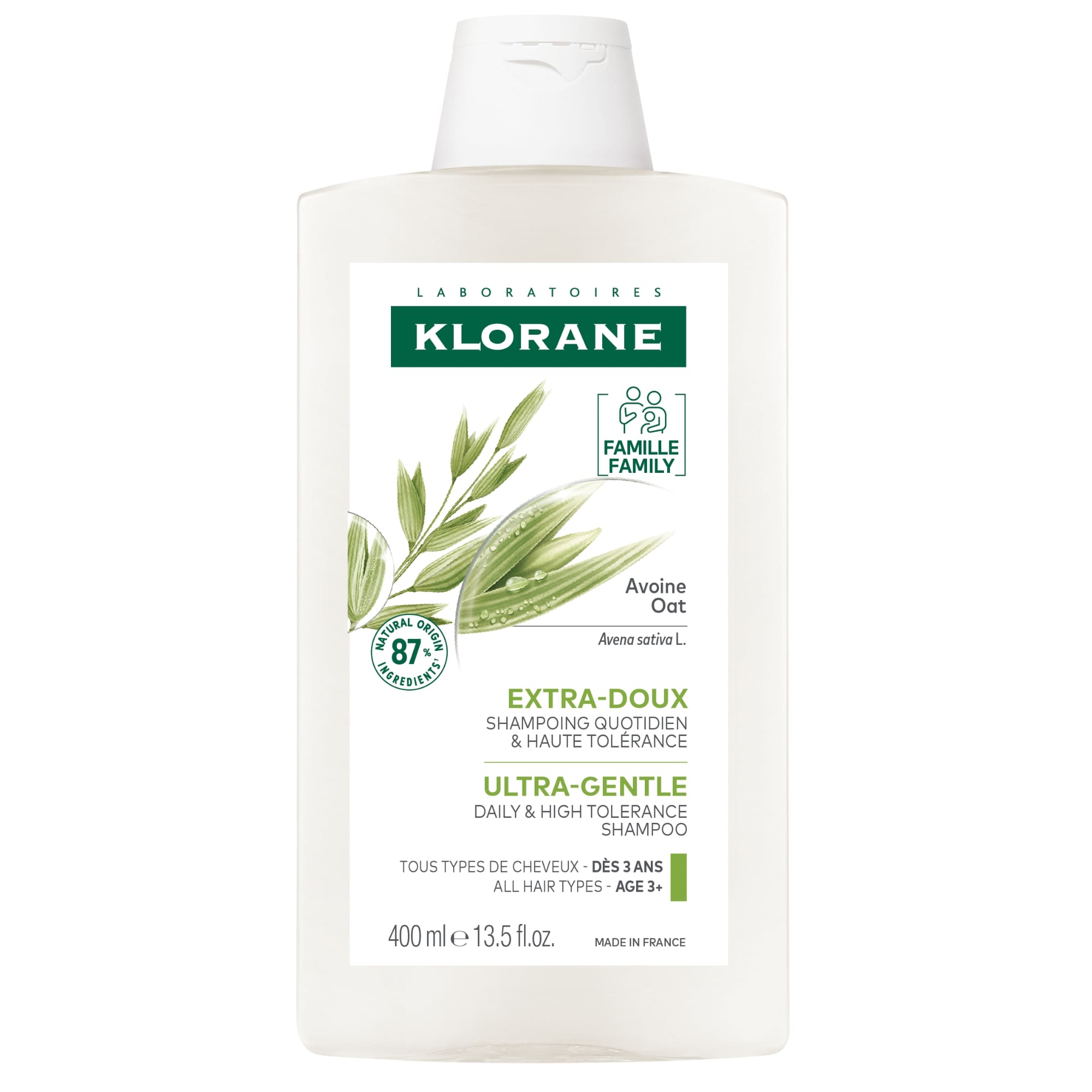 Klorane Haver Ultramilde Shampoo 400Ml - Klorane