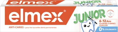 Elmex Junior Dentifrice 6-12ans 75ml