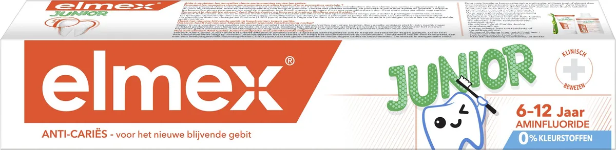 Elmex Junior tandpasta 6-12 jaar 75ml