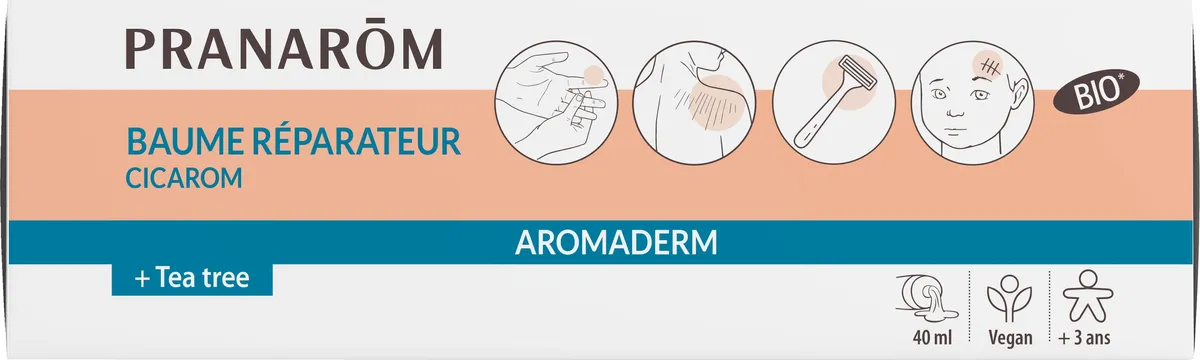 Pranarôm Aromaderm Cicarom Baume Réparateur Tube 40ml