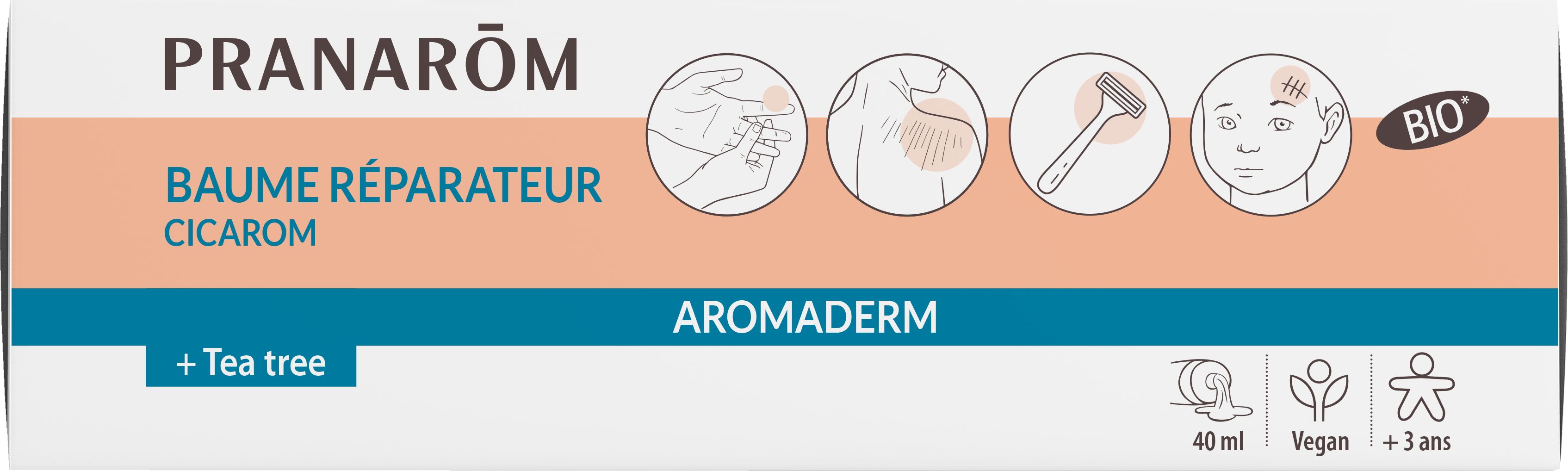 Pranarôm Aromaderm Cicarom Herstellende Balsem Tube 40 ml - Pranarôm