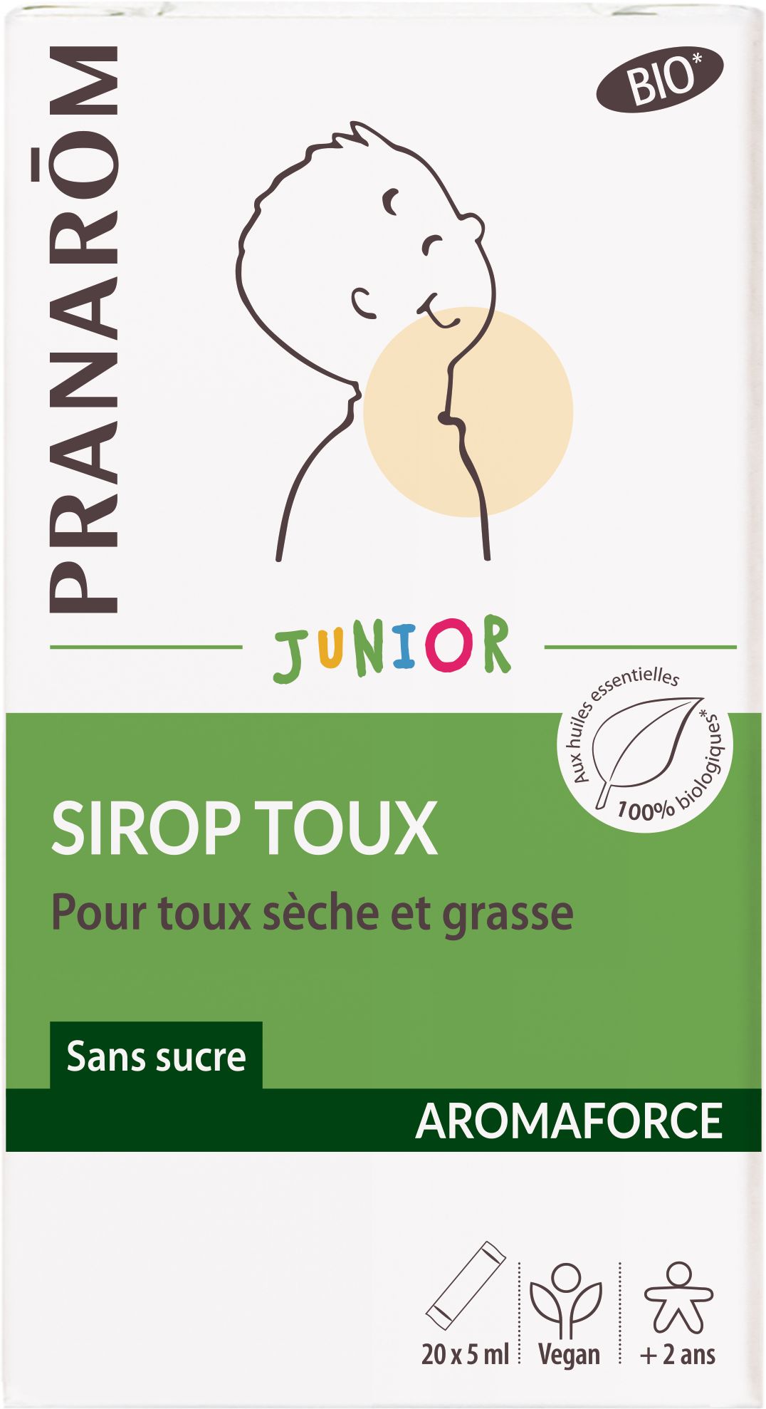 Pranarôm Aromaforce Hoestsiroop Kinderen 20 x 5 ml - Pranarôm
