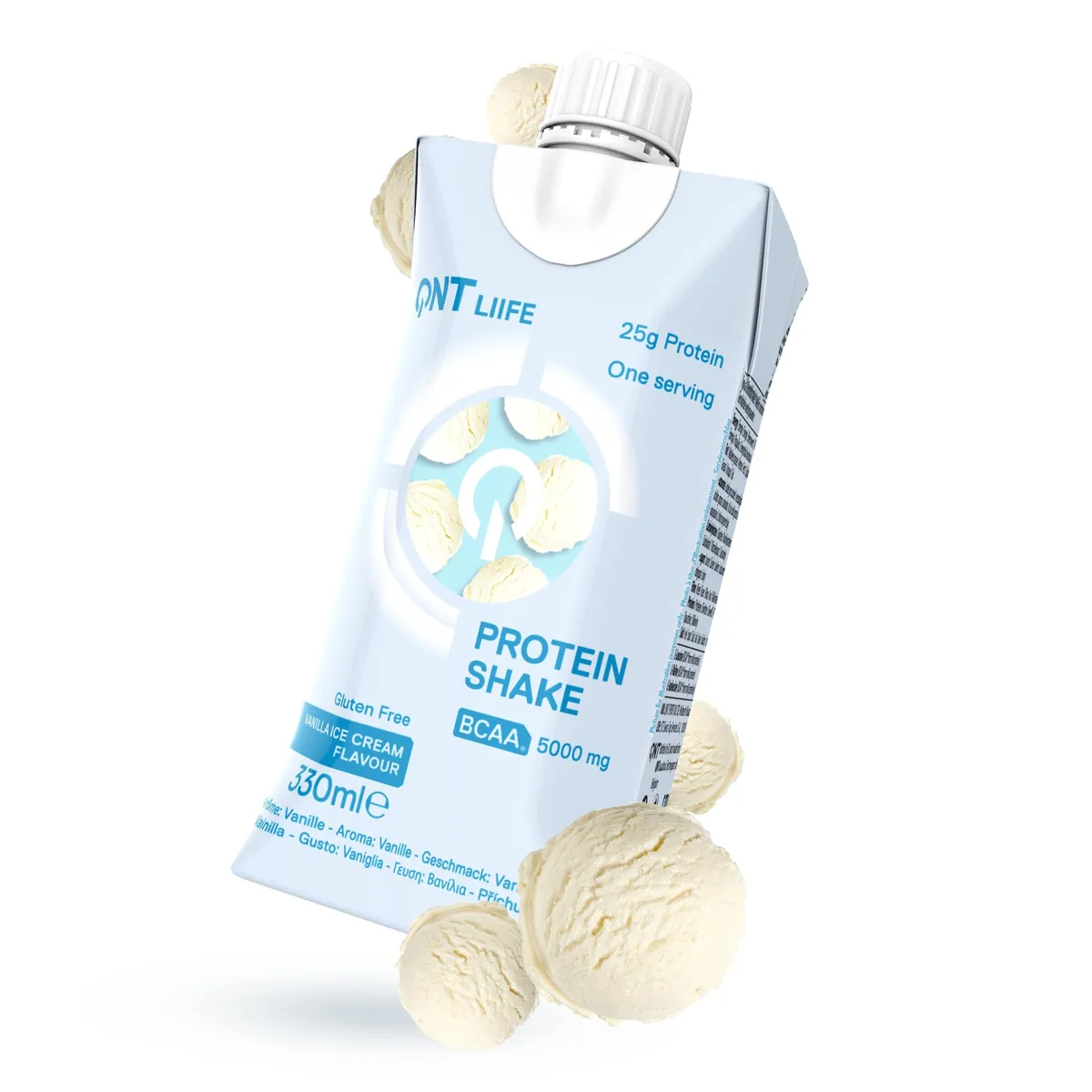 QNT Delicious Protein Shake Vanille 330ml