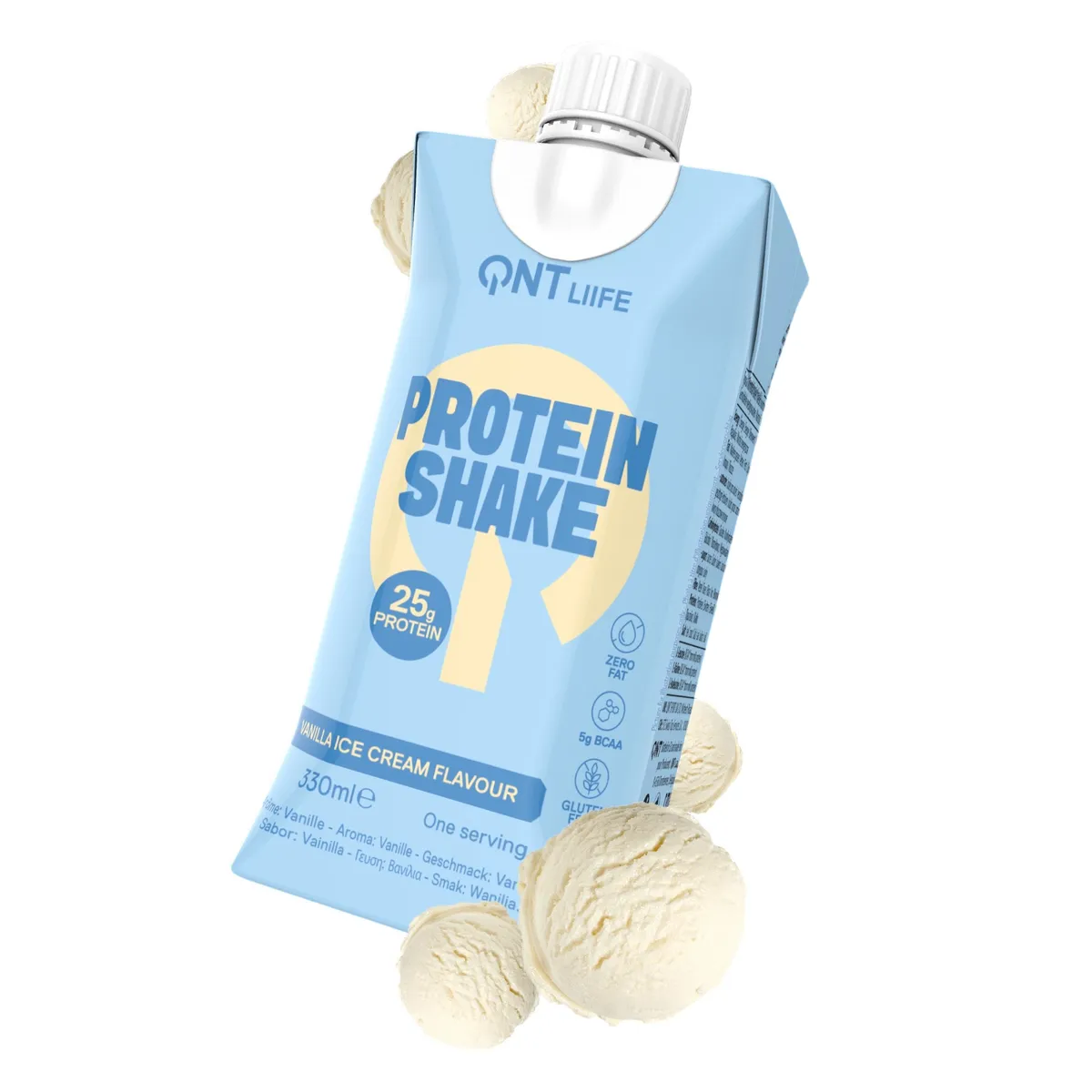QNT Delicious Protein Shake Vanille 330ml
