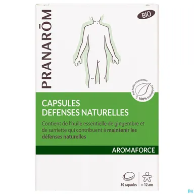 Pranarôm Aromaforce Bio Defenses Naturelles 30 Capsules