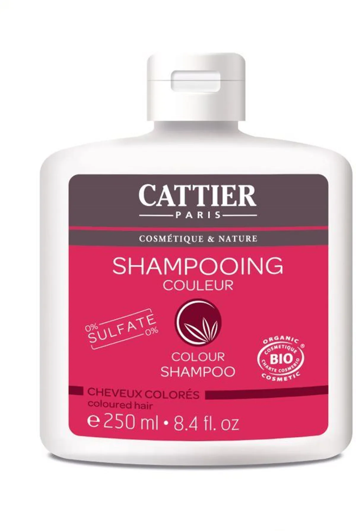 Cattier Shampooing Cheveux Colorés Bio 250ml