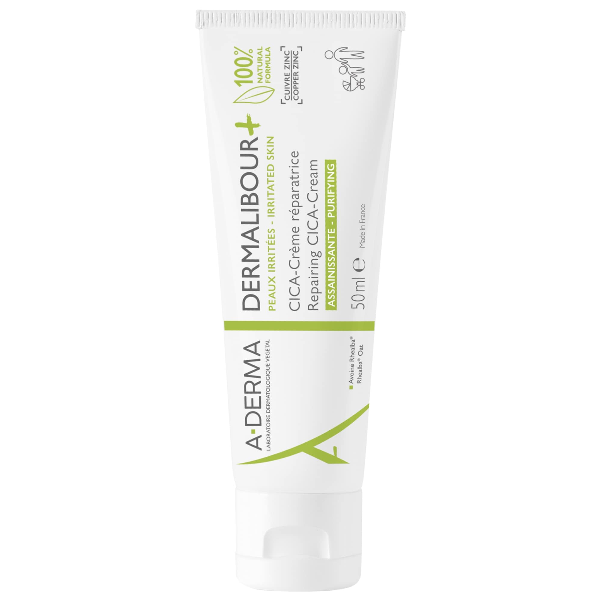 A-Derma Dermalibour+ Cica Zuiverende Herstellende Crème 50Ml - A-Derma