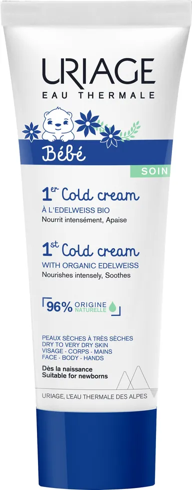 Uriage Bébé Cold Cream 75ml Nouvelle Formule