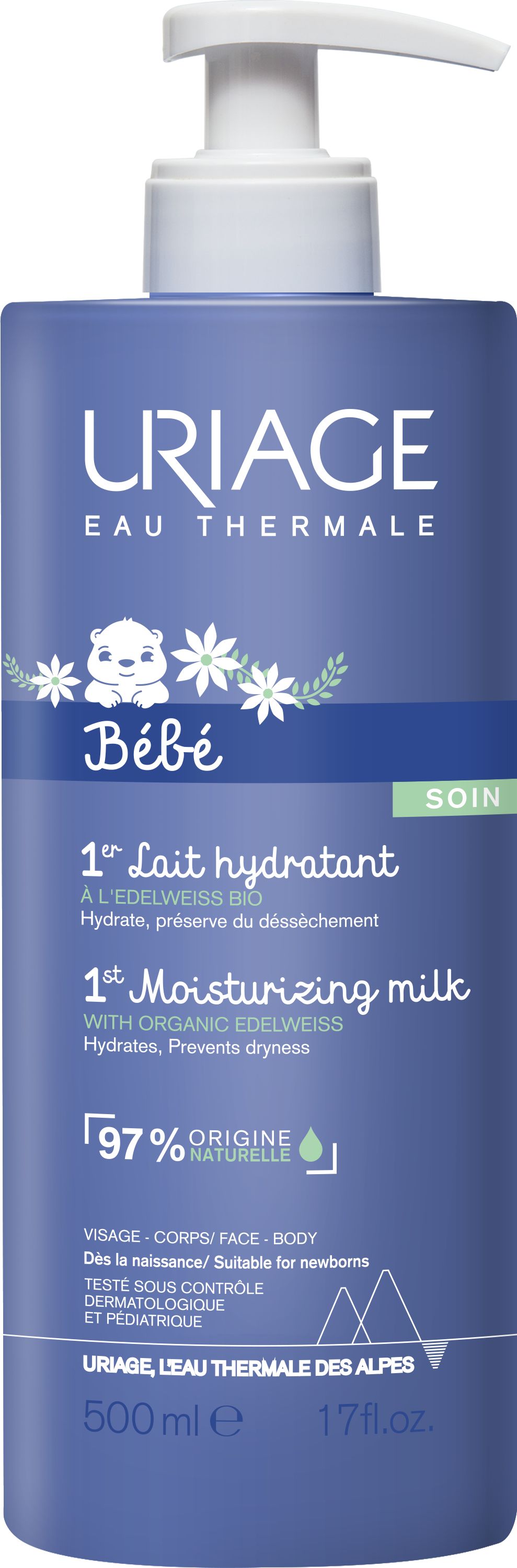 Uriage Baby 1ste Hydraterende Melk 500ml - Uriage
